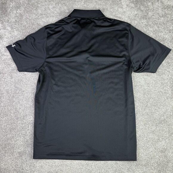 ACC Under Armour Shirt Men’s Large Black Short Sleeve Performance Sports Polo - Picture 4 of 10